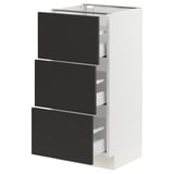 SEKTION / MAXIMERA Base cabinet with 3 drawers