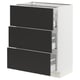 Option: SEKTION / MAXIMERA Base cabinet with 3 drawers