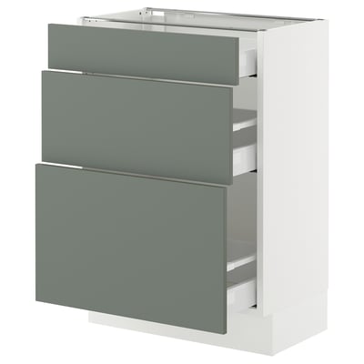 SEKTION / MAXIMERA Base cabinet with 3 drawers