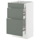 SEKTION / MAXIMERA Base cabinet with 3 drawers