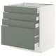 SEKTION / MAXIMERA Base cabinet with 4 drawers