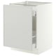 SEKTION / MAXIMERA Base cabinet with pull-out storage, white/Aspudden light grey, 61x61x76 cm