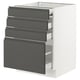 SEKTION / MAXIMERA Bc w pull-out work surface/3drw