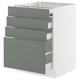 SEKTION / MAXIMERA Bc w pull-out work surface/3drw