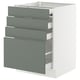 SEKTION / MAXIMERA Bc w pull-out work surface/3drw