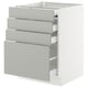 SEKTION / MAXIMERA Bc w pull-out work surface/3drw