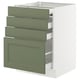 SEKTION / MAXIMERA Bc w pull-out work surface/3drw