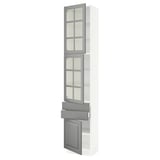SEKTION / MAXIMERA Hi cb w 2 glass drs/2 drwrs/1 dr