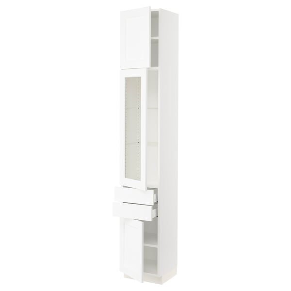 SEKTION / MAXIMERA Hi cb w glass dr/2 drwrs/2 doors