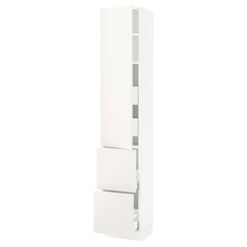 SEKTION white kitchen cabinet, modern sleek design.