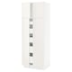 SEKTION / MAXIMERA High cabinet w 4 doors/5 drawers