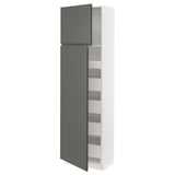 SEKTION / MAXIMERA High cb w 2 doors/shelves/5 drawers