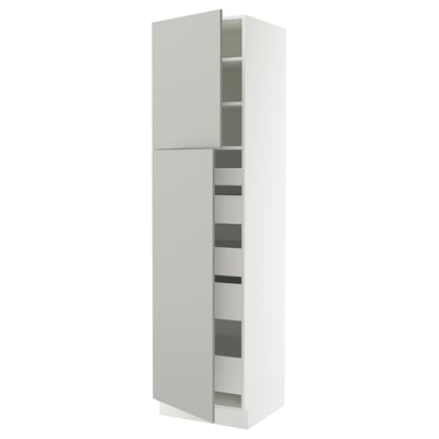 SEKTION / MAXIMERA High cb w 2 doors/shelves/5 drawers