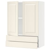 SEKTION / MAXIMERA Wall cabinet w 2 doors/2 drawers