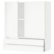 SEKTION / MAXIMERA Wall cabinet w 2 doors/2 drawers