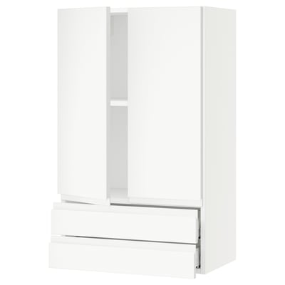 SEKTION / MAXIMERA Wall cabinet w 2 doors/2 drawers