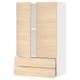 SEKTION / MAXIMERA Wall cabinet w 2 doors/2 drawers