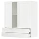 SEKTION / MAXIMERA Wall cabinet w 2 doors/2 drawers