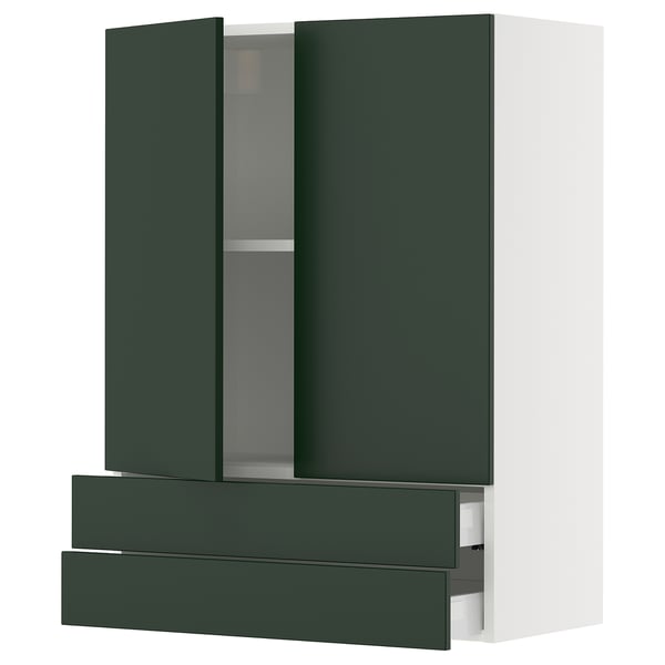 SEKTION / MAXIMERA Wall cabinet w 2 doors/2 drawers