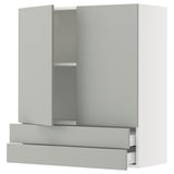 SEKTION / MAXIMERA Wall cabinet w 2 doors/2 drawers