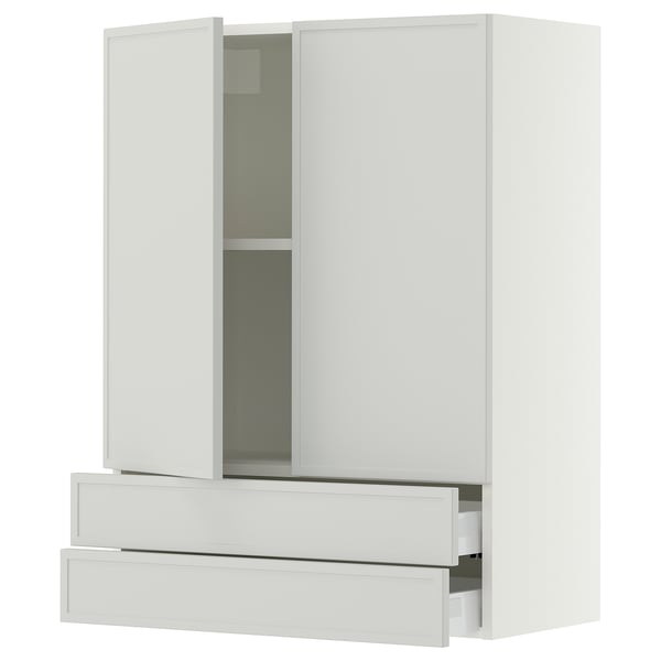 SEKTION / MAXIMERA Wall cabinet w 2 doors/2 drawers