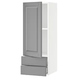 SEKTION / MAXIMERA Wall cabinet with door/2 drawers