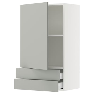 SEKTION / MAXIMERA Wall cabinet with door/2 drawers