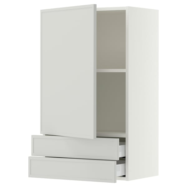 SEKTION / MAXIMERA Wall cabinet with door/2 drawers