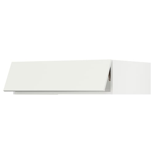 A white SEKTION kitchen cabinet with a sleek, rectangular design and a modern look.