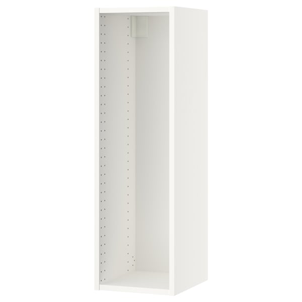 SEKTION Wall cabinet frame, white, 31x38x102 cm