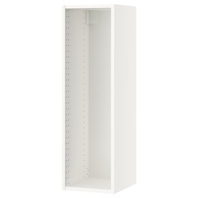 SEKTION Wall cabinet frame, white, 31x38x102 cm
