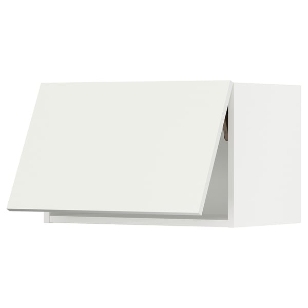 SEKTION Wall cabinet horizontal, white/Vallstena white, 61x37x38 cm