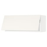SEKTION Wall cabinet horizontal, white/Veddinge white, 91x37x38 cm