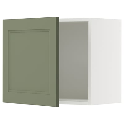 SEKTION Wall cabinet, white/Axstad grey-green, 61x37x51 cm