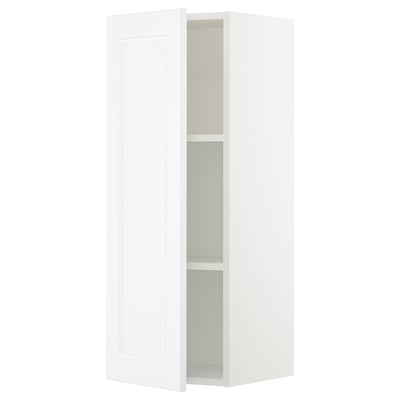 SEKTION Wall cabinet, white/Axstad matt white, 38x37x102 cm