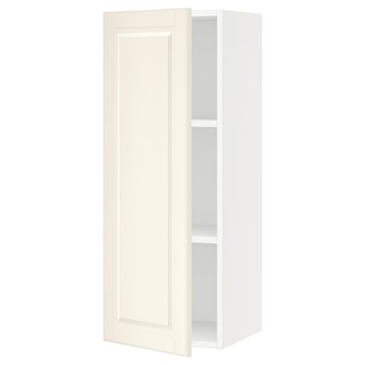SEKTION Wall cabinet, white/Bodbyn off-white, 38x37x102 cm