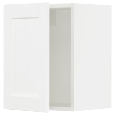 SEKTION Wall cabinet, white Enköping/white wood effect, 38x37x51 cm
