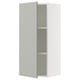 SEKTION Wall cabinet, white/Havstorp light grey, 46x37x102 cm