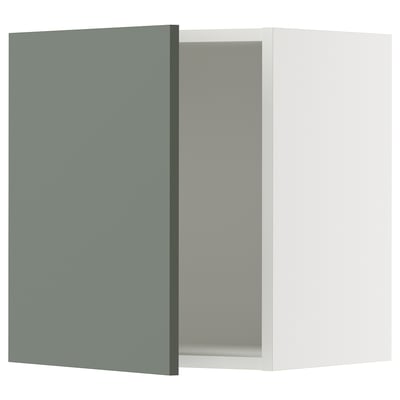 SEKTION Wall cabinet, white/Nickebo matt grey-green, 46x37x51 cm