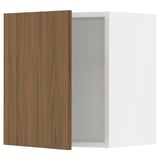SEKTION Wall cabinet, white/Tistorp brown walnut effect, 46x37x51 cm
