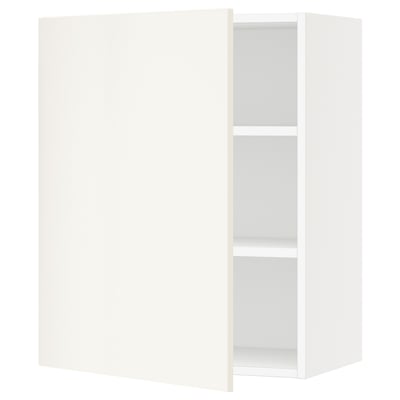 SEKTION Wall cabinet, white/Veddinge white, 61x37x76 cm