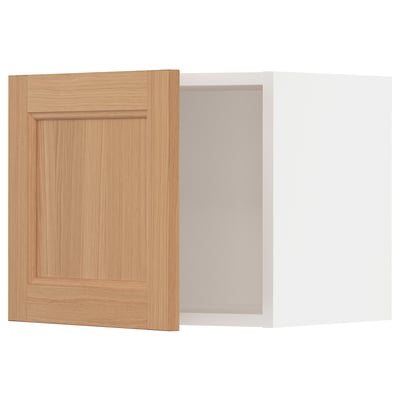 SEKTION Wall cabinet, white/Vedhamn oak, 46x37x38 cm