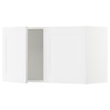 SEKTION Wall cabinet with 2 doors, white/Axstad matt white, 91x37x51 cm