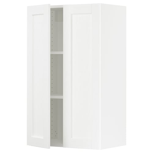 SEKTION kitchen cabinet - 2 doors, adjustable shelves, soft-close hinges.