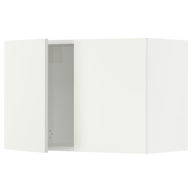 SEKTION wall with 2 doors, white/Vallstena white, 76x37x51 cm
