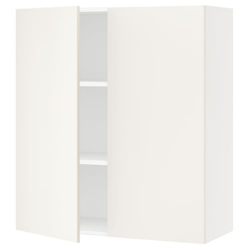 White SEKTION kitchen cabinet with smooth, modern design.