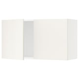 SEKTION Wall cabinet with 2 doors, white/Veddinge white, 91x37x51 cm