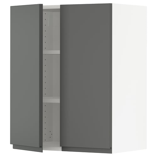 A modern grey kitchen cabinet from IKEAs SEKTION series.