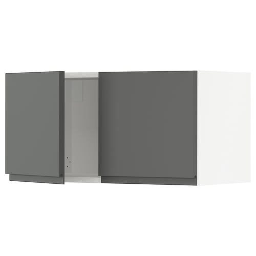 SEKTION kitchen units, dark grey, modern minimalist design. Sliding door with damper, durable materials.