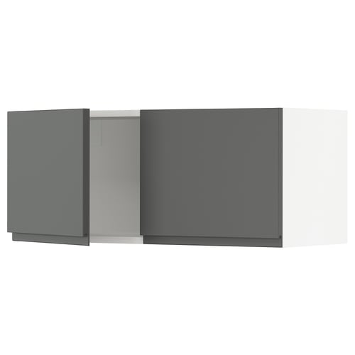 Modern grey kitchen cabinet, sleek and sturdy.